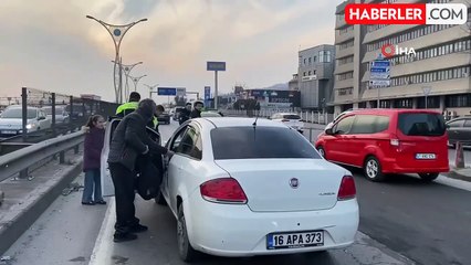 Kontrolden Çıkan Otomobil Önündeki Araca Çarptı: 1 Çocuk Yaralandı