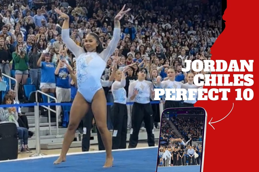 Just as Simone Biles! Jordan Chiles posted a perfect 10 routine