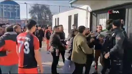 Van'da Bölgesel Amatör maç sonrası olaylar çıktı