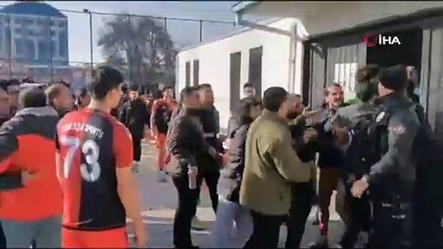 Van'da Bölgesel Amatör maç sonrası olaylar çıktı