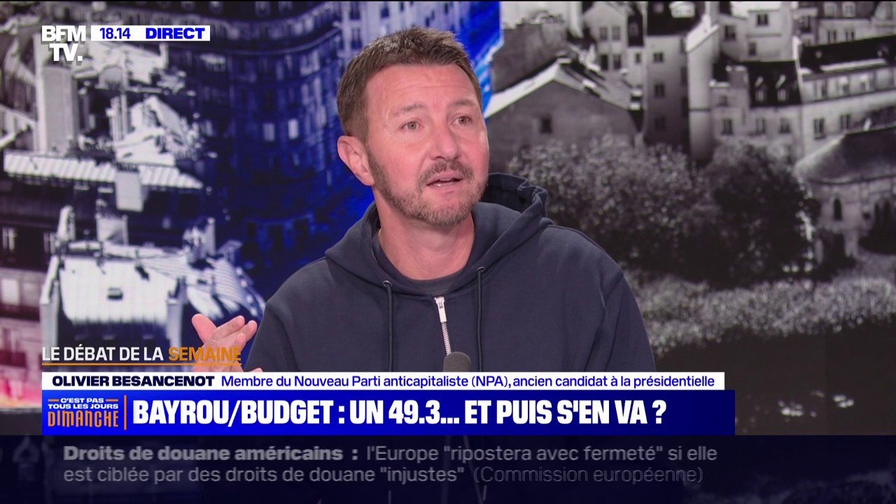 Olivier Besancenot (NPA): "Qui peut voter la censure contre le budget de Barnier, devrait pouvoir voter la censure" contre Bayrou