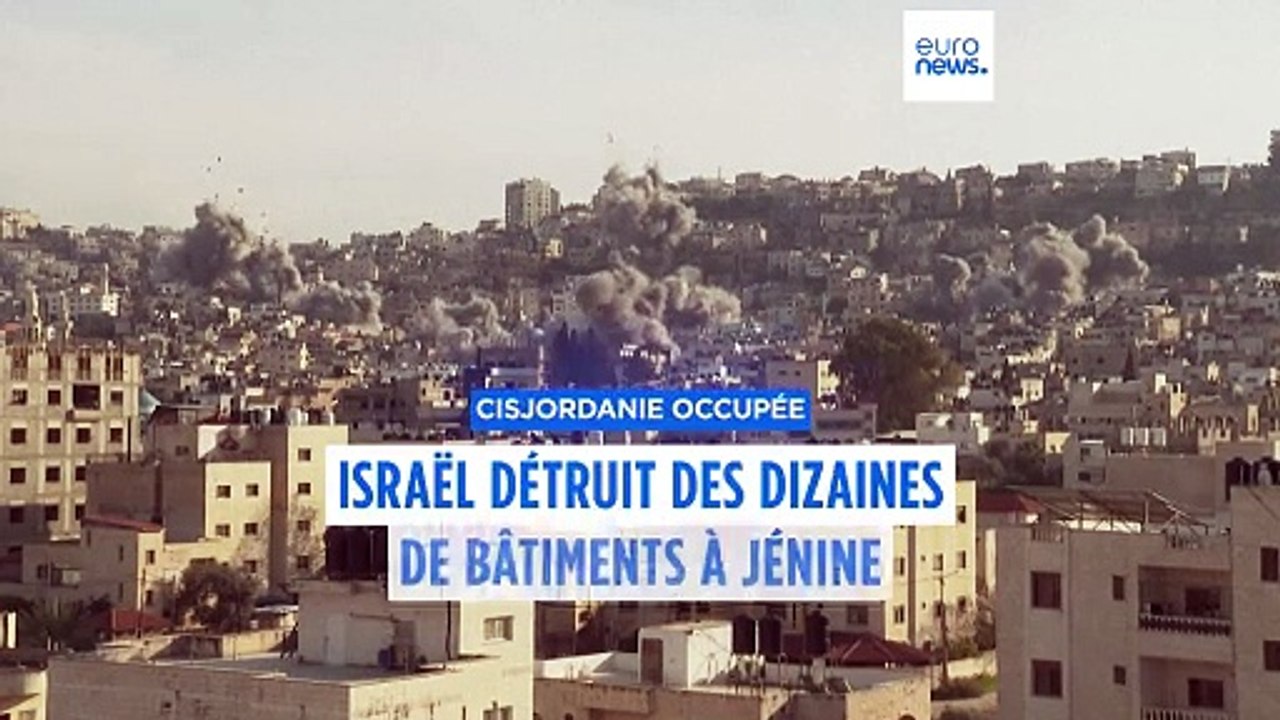 Israël détruit à l'explosif des dizaines de maisons dans la ville de Jénine, en Cisjordanie occupée