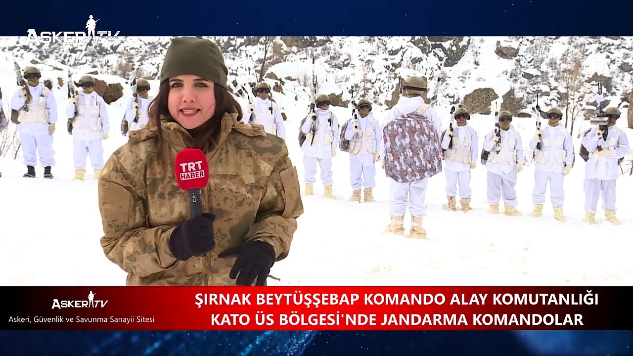 ŞIRNAK BEYTÜŞŞEBAP KOMANDO ALAY KOMUTANLIĞI KATO ÜS BÖLGESİ'NDE JANDARMA KOMANDOLAR