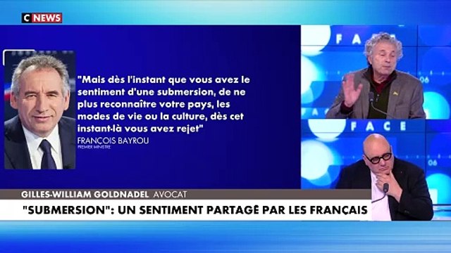 «La submersion migratoire n’est pas un sentiment mais une réalité», assure Gilles-William Goldnadel