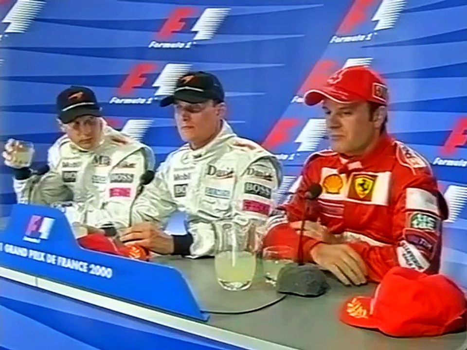 F1 2000 - France - PostRace