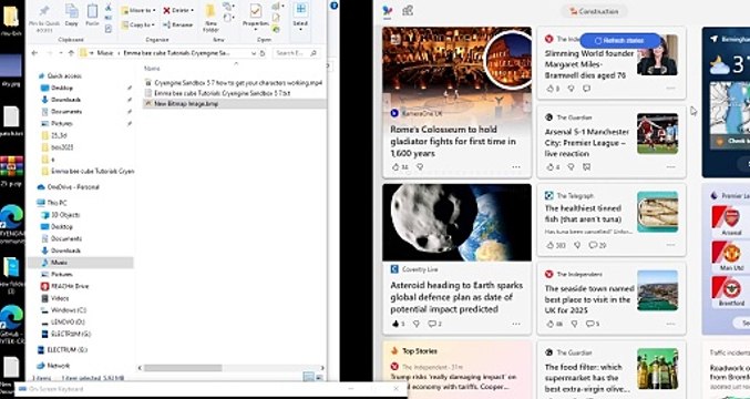 Asteroid and earth 2032 part 1