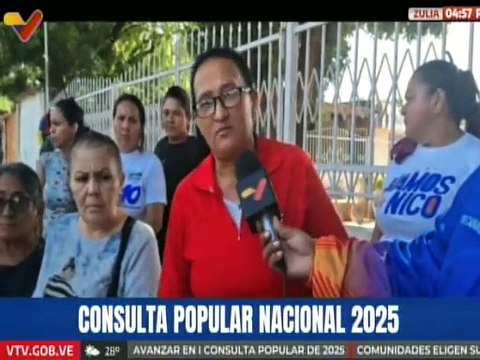 Zulianos continúan en despliegue democrático para esta Consulta Popular Nacional 2025