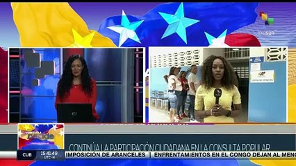 Continúa la participación ciudadana en la consulta popular en La Guaira - Venezuela
