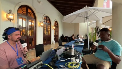 Coop chats with Oshayne Lawrence of Watersports at Sandals South Coast