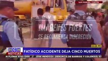 ¡Trágico! Al menos cinco personas, incluyendo niños, mueren en un brutal accidente de tránsito en San Manuel