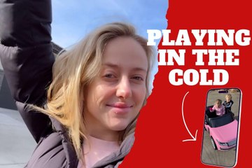 Unbalanced body thermostat! Brittany Mahomes plays with her kids outside and regrets having a Texas trait