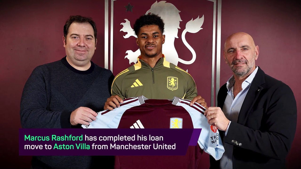 Breaking News - Marcus Rashford completes Aston Villa loan move