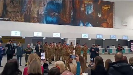 Brigata Sassari, l'arrivo ad Alghero del generale Messina e degli 80 Sassarini