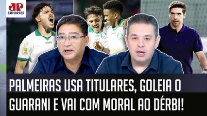 "ISSO PODE SER UM RECADO do Abel Ferreira! Foi a PRIMEIRA VEZ que o Palmeiras..." 4 a 1 no Guarani!