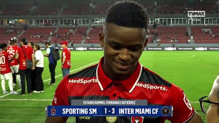 Adan Hendricks anotó el gol del Sporting SM ante el Inter Miami