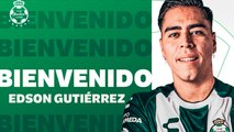 Santos presenta a Edson Gutiérrez como refuerzo, llega desde Rayados