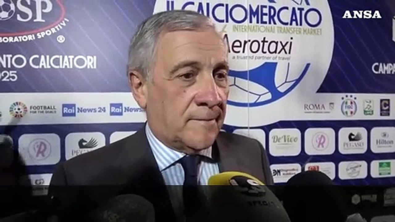 Tajani: "Sport strumento di pace, con la nostra riforma spazio alla diplomazia"
