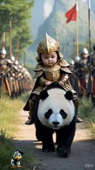 Pangeran kecil bertarung melawan musuh