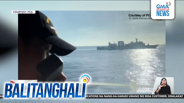 2 barko ng CCG na nasa dagat sakop ng Pangasinan, itinaboy ng PCG | Balitanghali