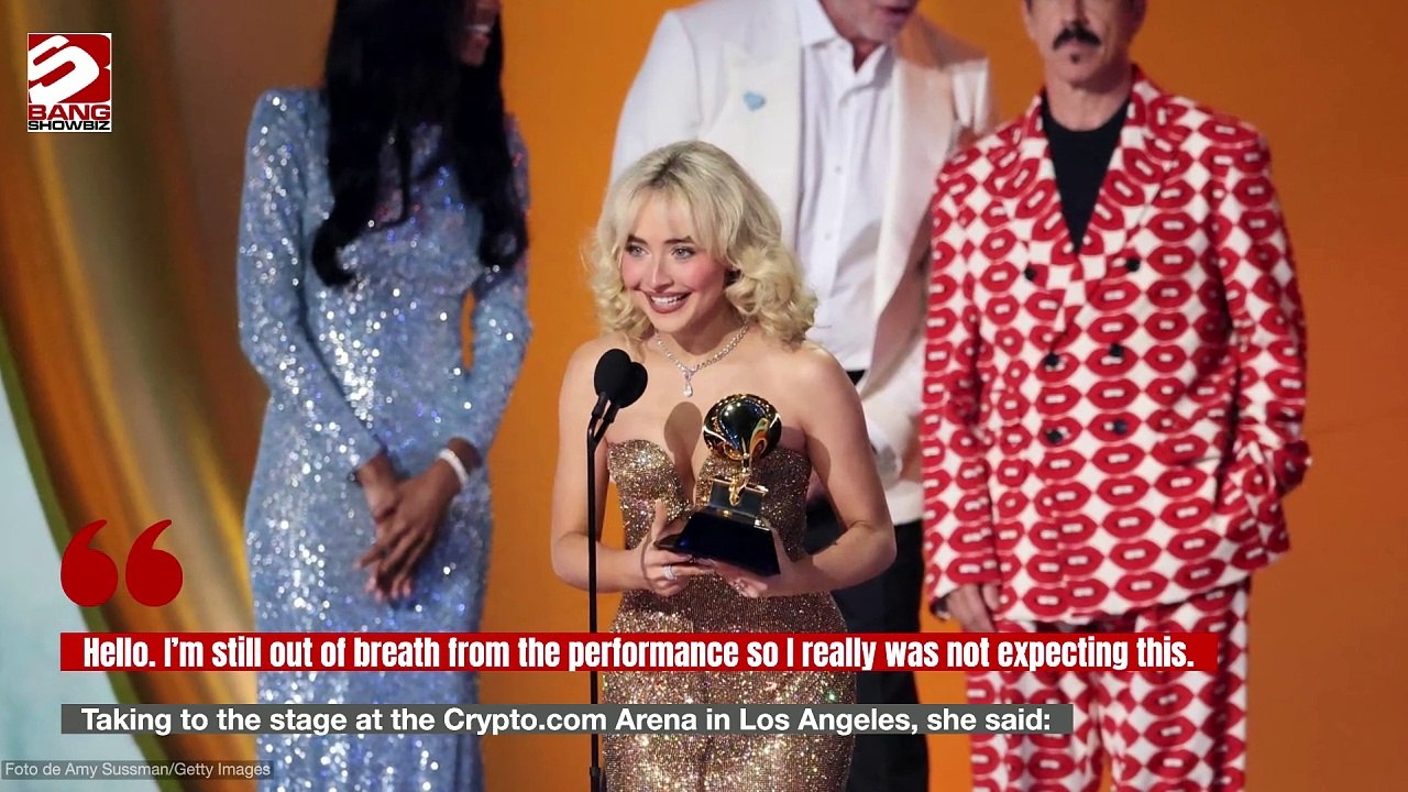 Grammy Awards: Sabrina Carpenter takes Best Pop Vocal Album