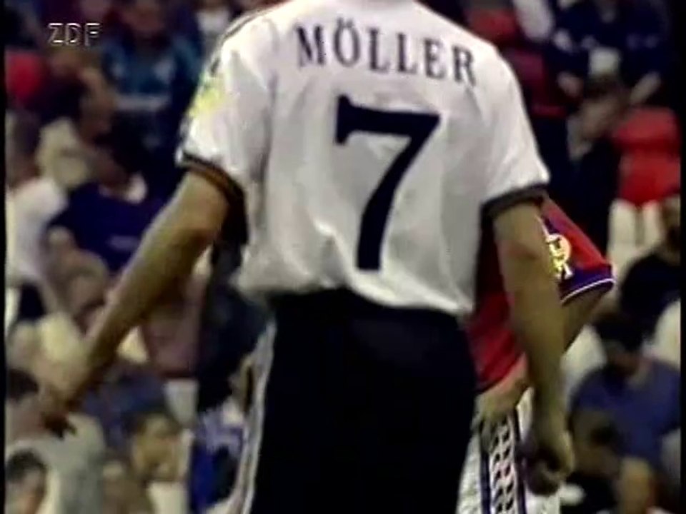 1996 UEFA European Football Championship Germany v Czech Republic 9 June 1996 ZDF