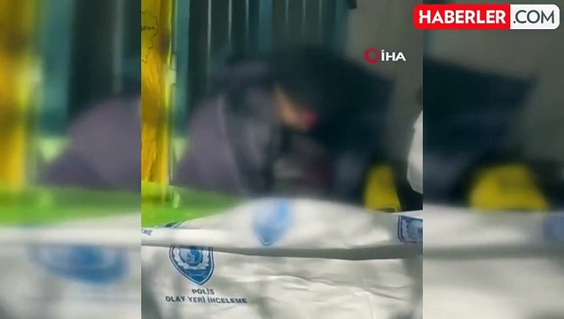 Sandalyede ölü bulunan şahsın katil zanlısı olan kadın, kameralardan yakalandı