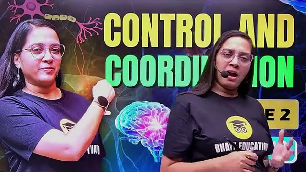 Welcome to the first part of our in-depth series on Control and Coordination for Class 10 Biology, taught by the expert tutor, Dimple Ma’am. 🌟    In this video, we dive into the basics of this fascinating chapter, exploring how organisms coordinate their