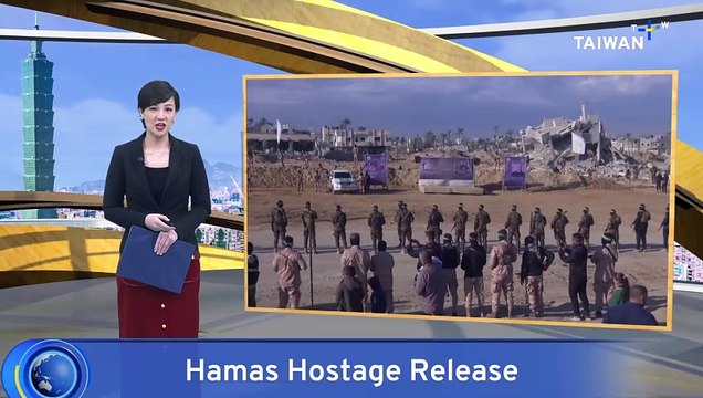 Hamas Releases Three Israeli Hostages as Part of Ceasefire Deal