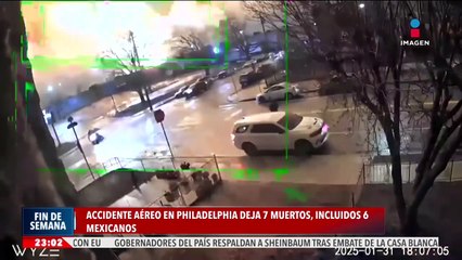 Accidente aéreo en Filadelfia deja 7 muertos, incluidos 6 mexicanos