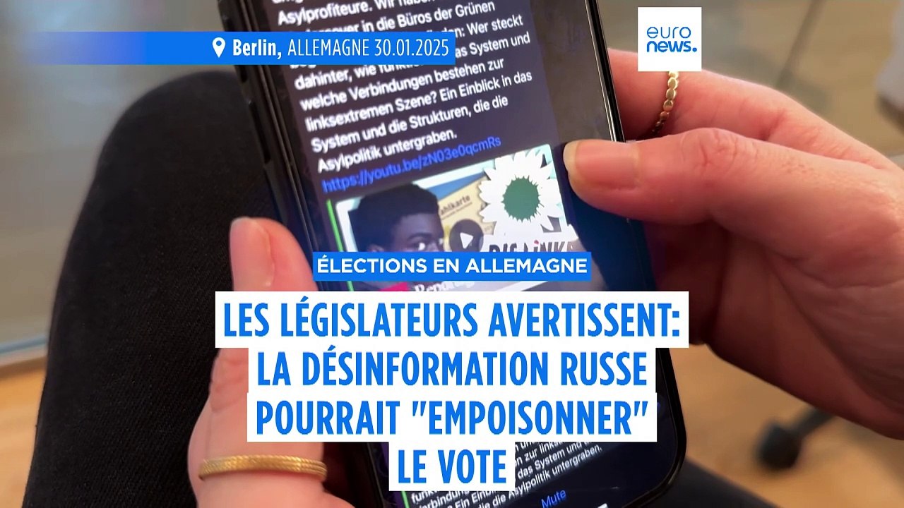 La désinformation russe pourrait "empoisonner" les prochaines élections, avertissent des députés allemands