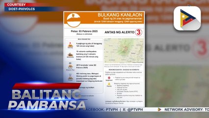 Bulkang Kanlaon, malaki pa rin ang posibilidad na pumutok kahit nananatili ito sa Alert Level 3
