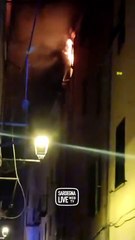 Paura ad Alghero: a causa di una stufa a gas divampa incendio in un appartamento