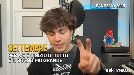 Settembre a Sanremo 2025: «Perché il mio brano si intitola "Vertebre"»