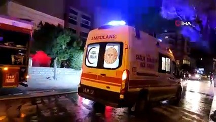 DENİZLİ'DE 7 KATLI REZİDANSTA KORKUTAN YANGIN!