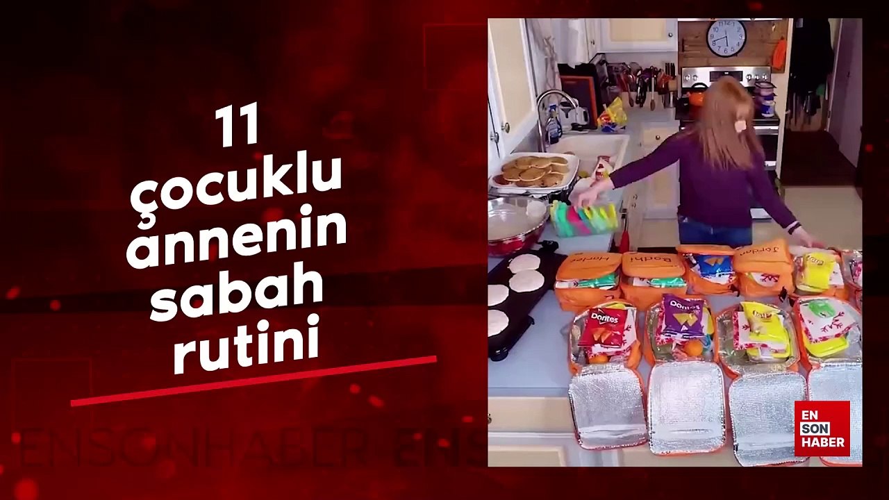 11 çocuklu annenin sabah rutini