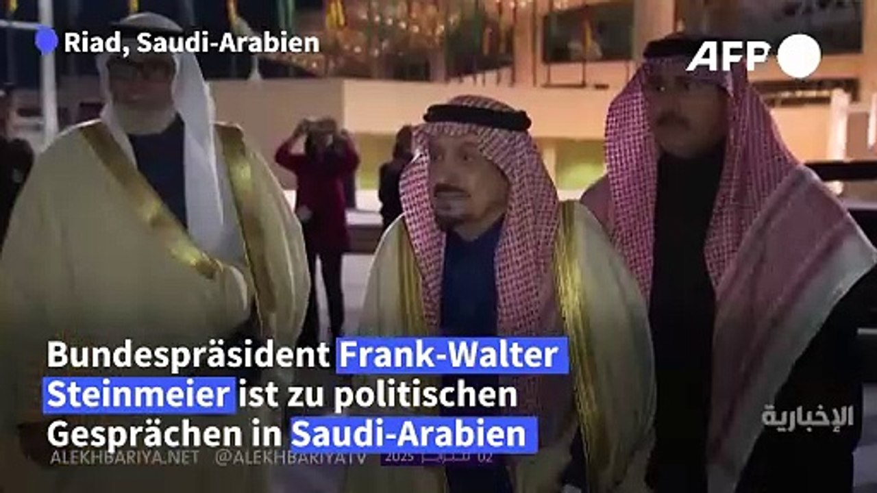 Steinmeier führt politische gespräche in saudi-arabien
