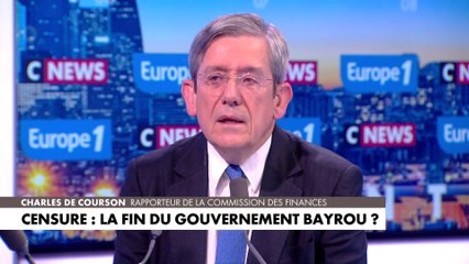 Charles de Courson : «Il ne faut pas ajouter du chaos au chaos»