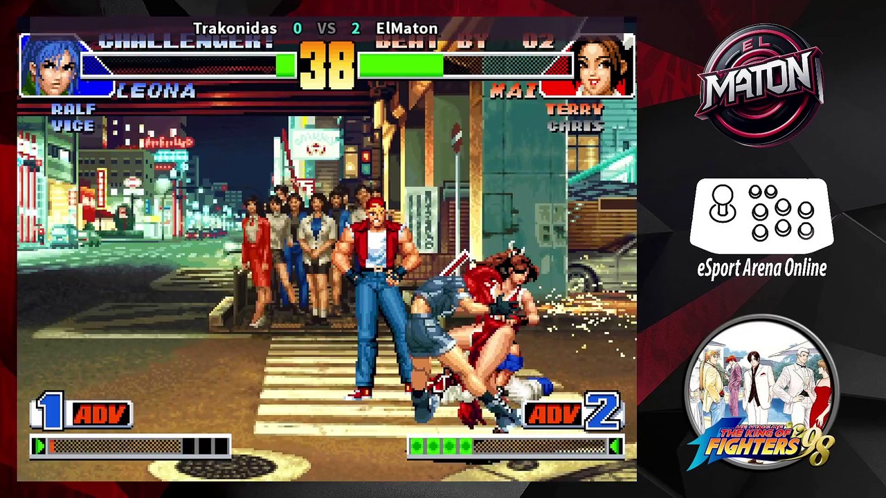 The King of Fighters '98 • Luchas en linea • "Trakonidas" vs "ElMaton" • 2025/02/03 • #casualplay