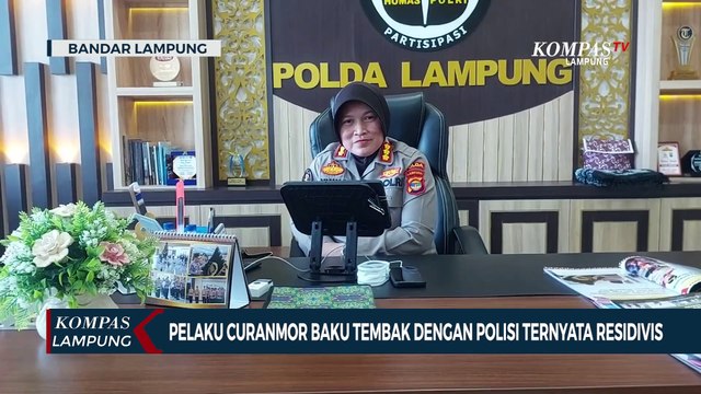Pelaku Curanmor Baku Tembak Dengan Polisi Ternyata Residivis
