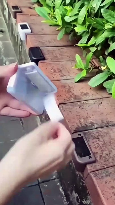 TECH LOGO ELECTRONICS Step Lights Waterproof LED Solar Power Outdoor Fence Light for Deck Stair Railing, Outside Lighting for Wall Garden Backyard Patio Balcony Décor (4)