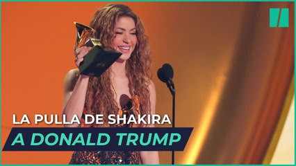Shakira manda una pulla a Trump al recoger su Grammy: "Siempre lucharé con vosotros"
