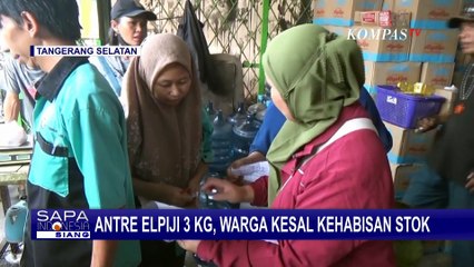 Adu Mulut Warga saat Antre Panjang Beli Elpiji 3 Kg, Kecewa Kehabisan Stok