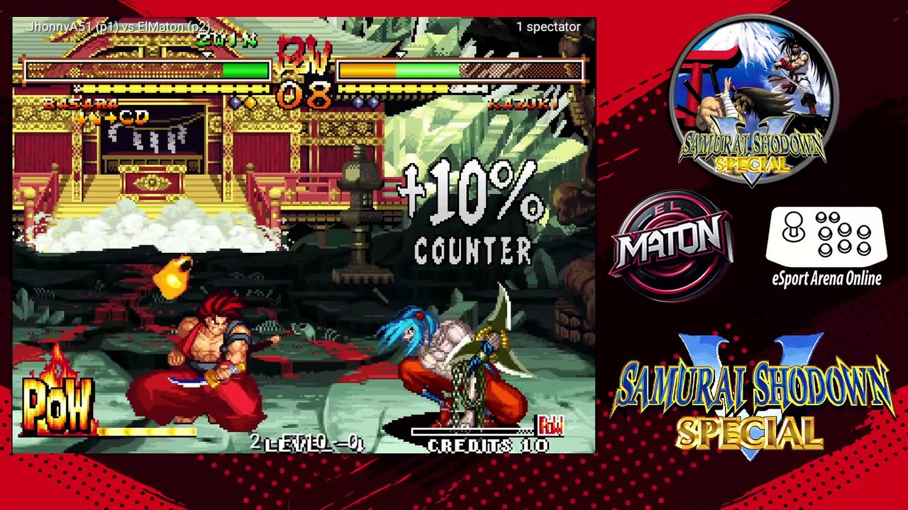 Samurai Shodown V SPECIAL • Luchas en línea • "JhonnyArmasVZLA" vs "ElMaton" #ft10 - 2025/01/18