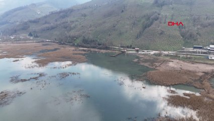 Efteni Gölü, hafta sonu ziyaretçi akınına uğradı