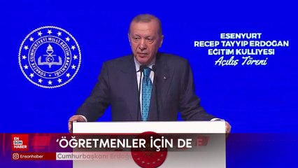 Cumhurbaşkanı Erdoğan: Bin 381 engelli öğretmenin ataması yapılacak