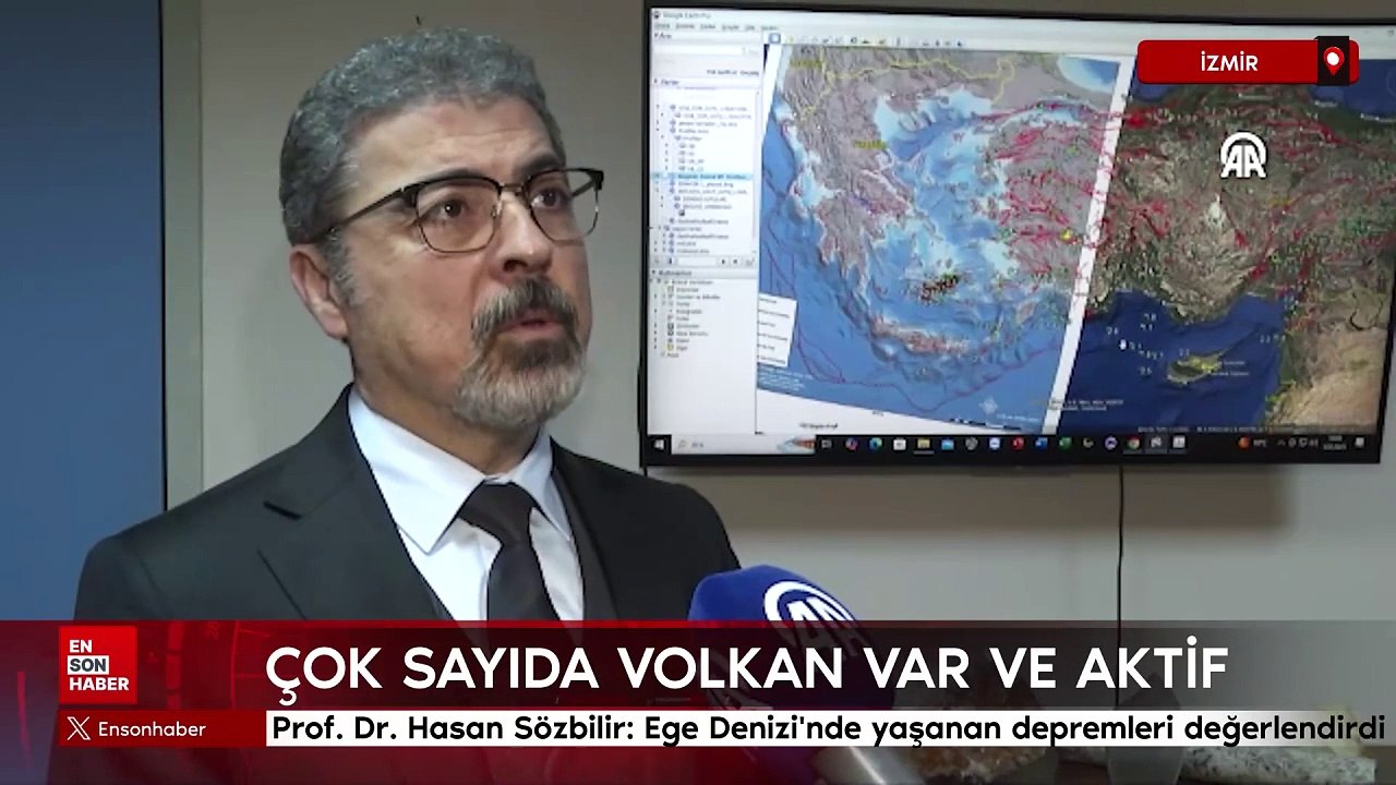 Prof. Dr. Hasan Sözbilir: Ege Denizi'nde yaşanan depremleri değerlendirdi
