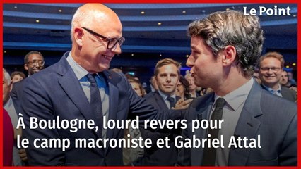À Boulogne, lourd revers pour le camp macroniste et Gabriel Attal
