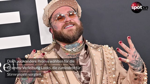 Mit Haus, bunt und nackt: Die skurrilsten Looks bei den Grammys 2025