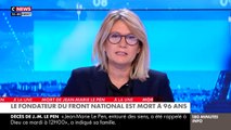 CNews revient sur la mort de Jean-Marie Le Pen le 7 janvier 2025.