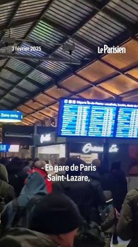 Paris : grosse pagaille à la gare Saint-Lazare après un feu sur une caténaire